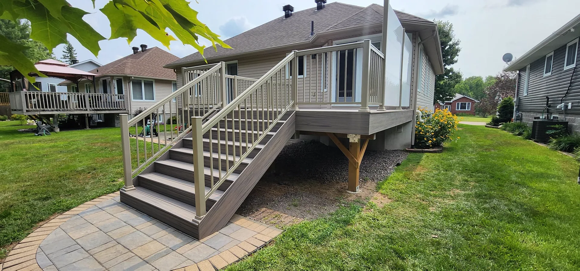 Composite deck build